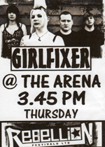 Girlfixer - Rebellion Festival, Blackpool, 2.8.12